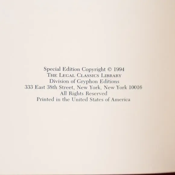 Crime: Its Causes and Remedies Legal Classics Library Lombroso Gryphon 1994 - Picture 7 of 7